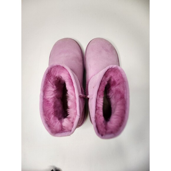 UGG Boots Womens 8 Pink Classic Mini II - Picture 6 of 8